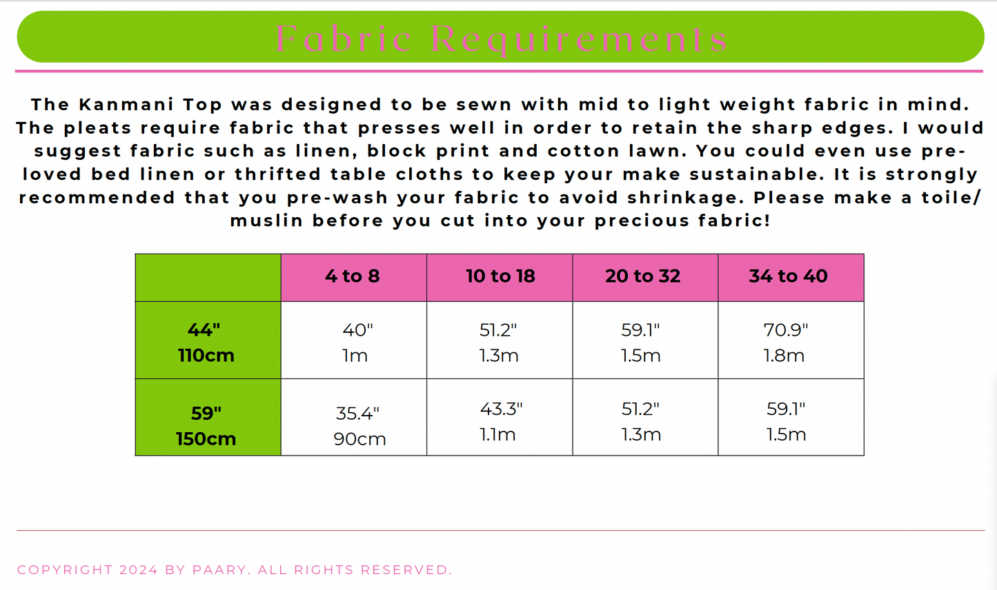 The Kanmani Top PDF Sewing Pattern