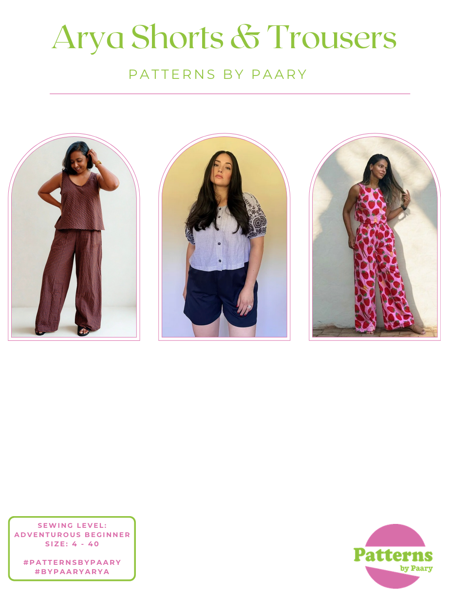 Arya Shorts & Trousers PDF Sewing Pattern